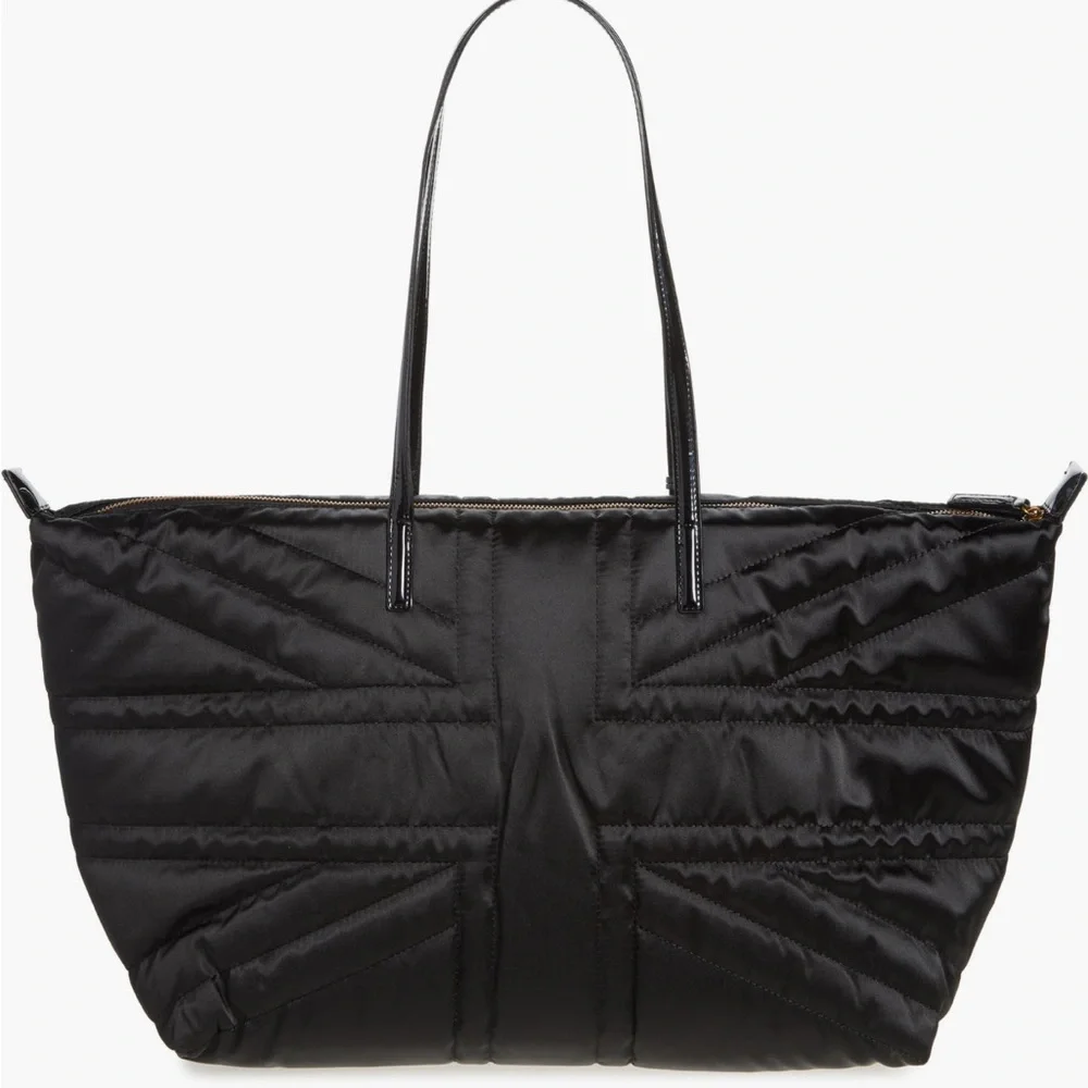 Kurt Geiger London Union Jack Large Shopper Tote Bag in Black - NWT - Picture 3 of 6